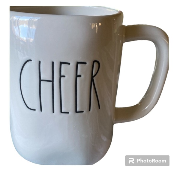 Rae Dunn ‘Cheer’ coffee tea ceramic farmhouse mug - Picture 2 of 6